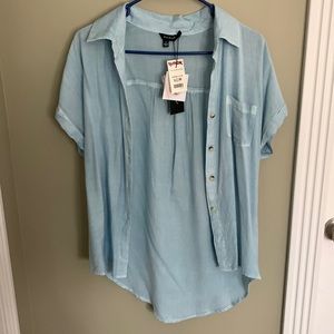 Light blue blouse
